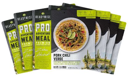 Picture of Readywise Rw05191 Outdoor Food Kit Pork Chili Verde 2 Servings Per Pouch, 6 Per Case 