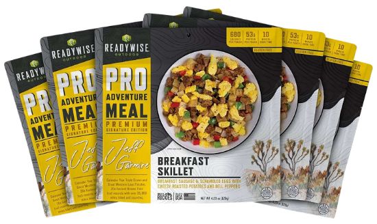 Picture of Readywise Rw05192 Outdoor Food Kit Breakfast Skillet 2 Servings Per Pouch, 6 Per Case 