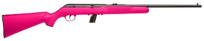 Picture of Savage Arms 40218 64 F 22 Lr 10+1 21", Blued Barrel/Rec (Drilled & Tapped), Pink Synthetic Stock, Open Sights 