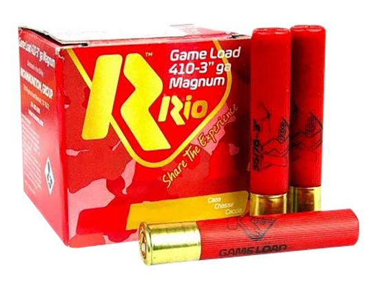 Picture of Rio Ammunition Rchv368 Game Load 410 Gauge 3" 11/16 Oz 8 Shot 25 Per Box/ 10 Case 