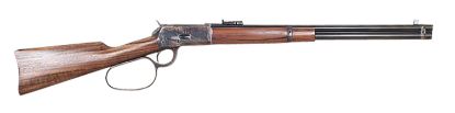 Picture of Cimarron As067 1892 Cogburn Carbine 45 Colt (Lc) 10+1 20" Blued Round Barrel, Color Case Hardened Receiver, Walnut Furniture, Large Loop Lever 