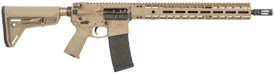 Picture of Aero Precision Apcr640442 M4e1 5.56X45mm Nato 30+1 16" Mid-Length Barrel, Fde, 15" Enhanced M-Lok Handguard, Magpul Grip/Sl Carbine Stock, Ambi Charging Handle/Safety 