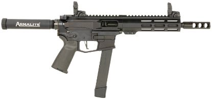 Picture of Armalite M15pdw40 M-15 Pdw 40 S&W 31+1 8.50", Black, Buffer Tube (No Brace), Muzzle Brake, Magpul Furniture, Moe+ Grip, Mbus Sights (Glock Mag Compatible) 