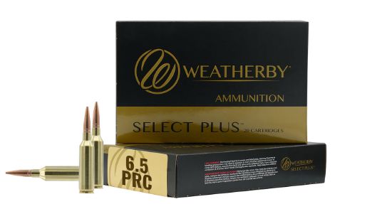 Picture of Weatherby M65prc124hcb Select Plus 6.5 Prc 124 Gr Hammer Custom 20 Per Box/ 10 Case 