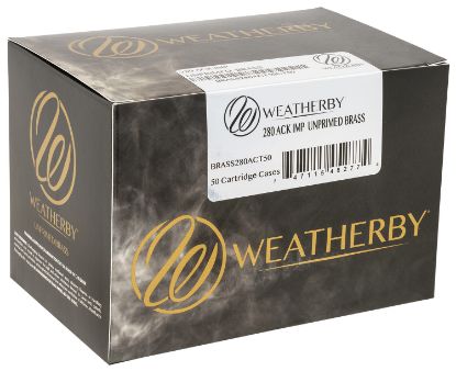 Picture of Weatherby Brass280act50 Unprimed Cases 280 Ackley Rifle Brass/ 50 Per Box 