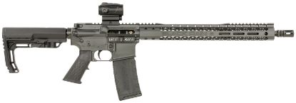 Picture of Black Rain Ordnance Bro3081404opt Spec15 Billet 5.56X45mm Nato 30+1 16", Smoke Gray, 15" Slim Handguard, Black Mft Minimalist Stock & A2 Grip, Burris Fastfire Rd Red Dot 