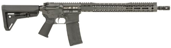 Picture of Black Rain Ordnance Brosspsmk Spec 15+ Ssp 5.56X45mm Nato 30+1 16", Smoke, 15" Slim M-Lok, Magpul Grip/Carbine Stock 