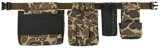 Picture of Drake Waterfowl Da1090016 Wingshooters Dove Belt Camo/Black Polyester Around The Waist Buckle Closure 