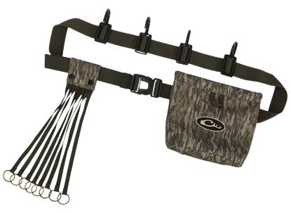 Picture of Drake Waterfowl Da2200006 Ultimate Timber Strap Mossy Oak Bottomland, 72" Adj. Strap, 4 Hooks, 8 Slip Ring Game Straps, Shell Pouch 