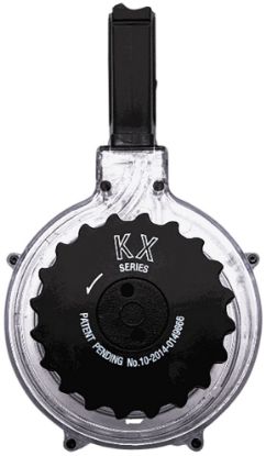 Picture of Kci Usa Inc Kcimz036 Ar-15 50Rd Drum 5.56X45mm Nato Clear Polymer 