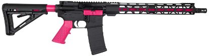 Picture of Diamondback Db175ak591 Db15 5.56X45mm Nato 16" 30+1, Black With Prison Pink Accents, Carbon Lower, 15" M-Lok Handguard, Magpul Carbine Stock, A2 Grip 