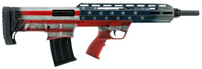 Picture of Tokarev Usa 21000164 Tbp Bullpup 12 Gauge Semi-Auto 3" 5+1 18.50" Black Steel Barrel, American Flag Picatinny Rail Receiver, American Flag Adjustable Synthetic Stock 