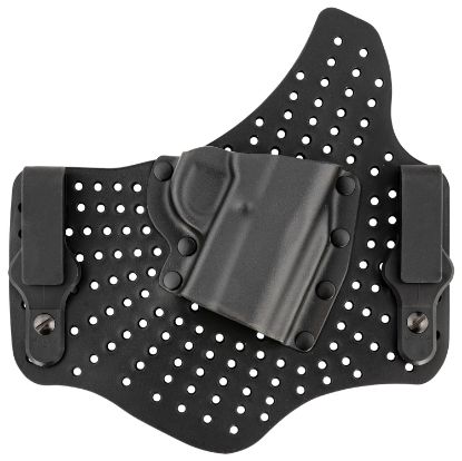 Picture of Galco Ka212b Kingtuk Air Iwb Black Kydex/Leather Fits 1911 5", Uniclip/Stealth Clip, Right Hand 