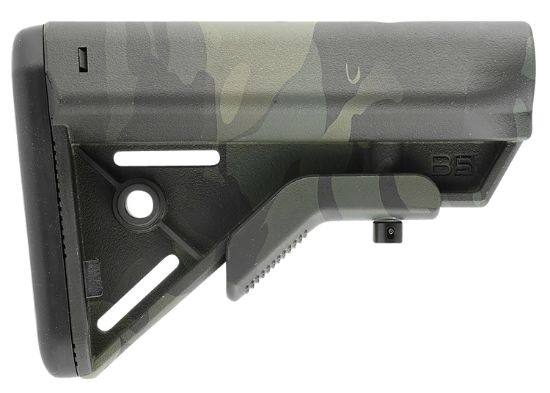 Picture of B5 Systems Brv1421 Bravo Black Multi-Cam Synthetic For Ar-Platform With Mil-Spec Receiver Extension (Tube Not Included) 