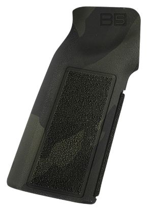 Picture of B5 Systems Pgr1473 Type 22 P-Grip Black Multi-Cam Aggressive Textured Polymer, Increased Vertical Grip Angle With No Backstrap, Fits Ar-Platform 