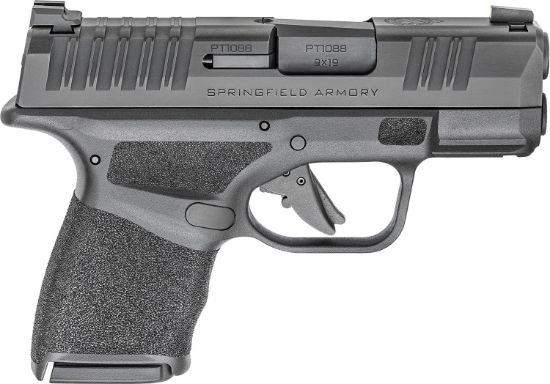 Picture of Springfield Armory Hc9319bgu23 Hellcat Gear Up Package 9Mm Luger 13+1/11+1 3" Black Melonite Steel Barrel & Serrated Slide, Black Polymer Frame W/Picatinny Rail, Adaptive Texture Grip, 5 Mags 