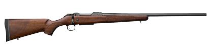 Picture of Cz-Usa 07711 Cz 600 American St1 243 Win 5+1 20" Threaded, Black Barrel/Rec, Walnut Stock, Adj. Trigger 