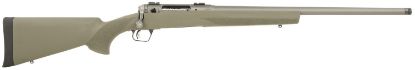 Picture of Savage Arms 58032 110 Trail Hunter 6.5 Creedmoor 4+1 22" Threaded/Medium Heavy Profile, Tungsten Gray Cerakote Barrel/Rec, Od Green Hogue Overmold Stock, Adj. Accutrigger, Weaver Base 