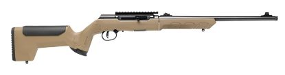 Picture of Savage Arms 47262 A22 Takedown 22 Lr 10+1 18" Threaded Barrel, Blued Barrel/Rec, Fde Synthetic Stock With Mag Storage, Optics Mount With Low-Pro Sights 