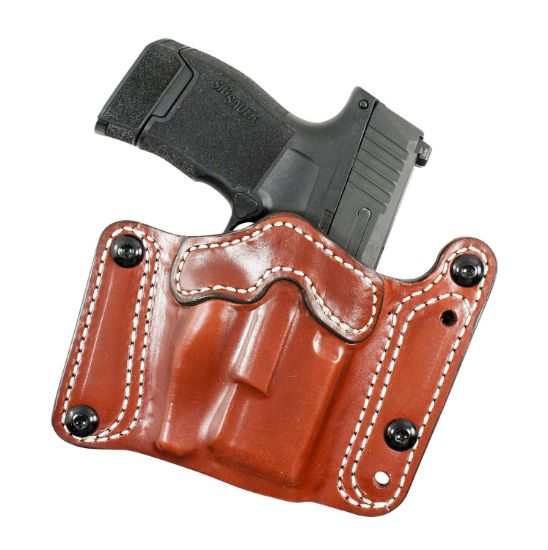 Picture of Desantis Gunhide 194Tj8hz0 Variable 194 Owb Tan Leather Fits Sig P320c/P250c Belt Clip Mount Ambidextrous 