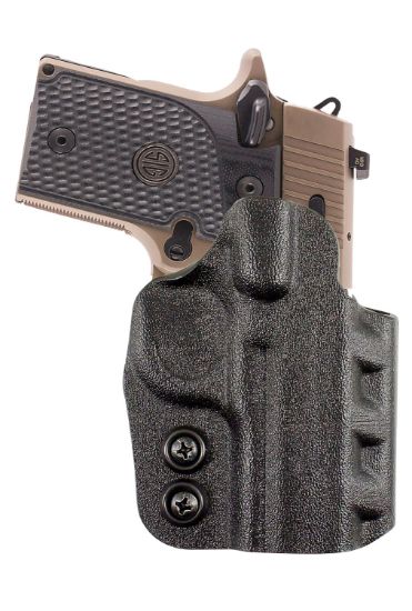 Picture of Desantis Gunhide D94ka1rz0 Cazzuto Owb Black Kydex Paddle Fits S&W M&P 9 Shield Ez Right Hand 