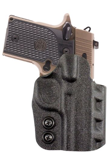 Picture of Desantis Gunhide D94ka1vz0 Cazzuto Owb Black Kydex Paddle Fits Springfield Sa-35 Right Hand 