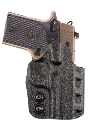 Picture of Desantis Gunhide D94ka6rz0 Cazzuto Owb Black Kydex Paddle Fits Springfield Hellcat/Osp Right Hand 