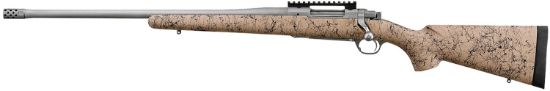 Picture of Ruger 57162 Hawkeye Ftw Hunter Full Size 308 Win 4+1 22" Matte Stainless Threaded Barrel, Picatinny Rail Stainless Steel Receiver, Speckled Tan/Black Hs Precision Synthetic Stock, Left Hand 