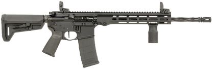 Picture of Maxim Defense Mxm49737 Md15 L 5.56X45mm Nato 30+1 16" Fluted Barrel, Black, M-Lok Handguard, Magpul Furniture, Sl-K Stock, Mbus Sights, Blackout Defense Flat Trigger 