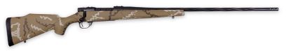 Picture of Weatherby Vhh256rr6b Vanguard Outfitter 25-06 Rem 5+1 24" Threaded/Spiral Fluted, Graphite Black Barrel/Rec, Tan With Brown & White Sponge Synthetic Stock, Accubrake Muzzle Brake, Adj. Trigger 