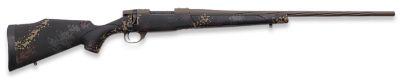 Picture of Weatherby Vta256rr4t Vanguard Talus 25-06 Rem 5+1 24" Threaded/Spiral Fluted, Patriot Brown Barrel/Rec, Black With Rust Brown, Smoke & Stone Sponge Synthetic Stock, Adj. Trigger 