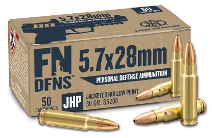 Picture of Fn 10700030 Dfns 5.7X28mm 30 Gr Jacket Hollow Point 50 Per Box/ 10 Case 