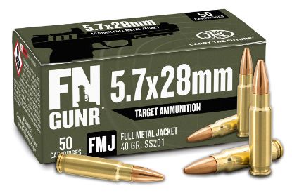 Picture of Fn 10700032 Gunr 5.7X28mm 40 Gr Full Metal Jacket 50 Per Box/10 Case 