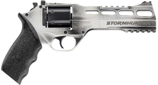 Picture of Chiappa Firearms 340334 Rhino 60Ds Limited Edition 357 Mag 6 Shot 6" Stormhunter (White) Steel Vent Rib Barrel, Cylinder & Aluminum Frame, Black Walnut Grip, Hammer Safety 