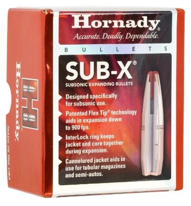 Picture of Hornady 3148 Sub-X 7.62X39mm 255 Gr 100 Per Box/ 15 Case 