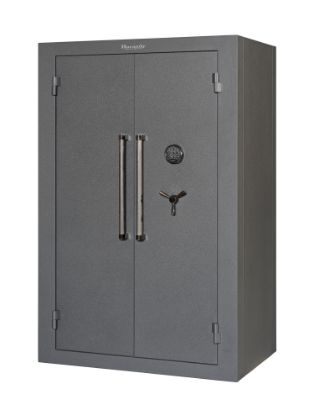 Picture of Hornady 95072 Mobilis Double Door Max Matte Grey 9 Gauge Steel Safe 