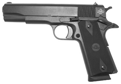 Picture of Rock Island 56626 Gi Entry 9Mm Luger 10+1, 5" Black Steel Barrel Black, Anodized Black Frame & Slide, Rubber Grip, Manual Thumb/Grip Safety 