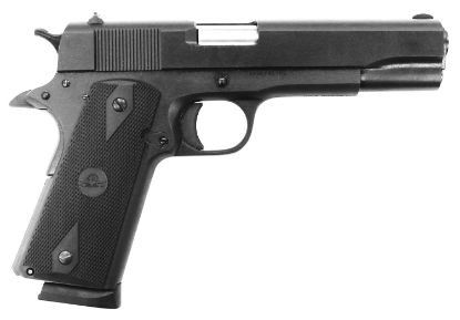 Picture of Rock Island 56424 Gi Entry 45 Acp 8+1, 5" Black Steel Barrel Black, Anodized Black Frame & Slide, Rubber Grip, Manual Thumb/Grip Safety 