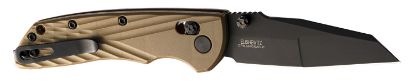 Picture of Hogue Deka 3.25" Folding Wharncliffe Plain Black Cerakote Cpm Magnacut Ss Blade, Fde Crosshatch Textured Grn Handle, Includes Pocket Clip 