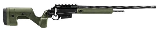 Picture of Stag Arms Sabr02030001 Pursuit 6.5 Prc 3+1 22" Threaded/Fluted Sporter, Black Barrel/Rec, Od Green Oem Hybrid Hunter Stock, Triggertech Trigger, 20 Moa Scope Mount 