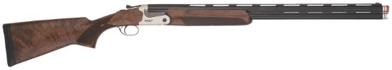 Picture of Tristar 33160 Cypher Over/Under 12 Gauge 3" 2Rd 28" Blued Chrome-Lined, Stainless Steel Rec, Deluxe Walnut Furniture, Fiber Optic Sight, 5 Ext. Chokes 