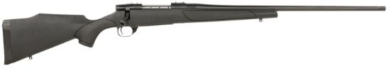 Picture of Weatherby Vtx300nr4t Vanguard Obsidian Full Size 300 Win 3+1 24" Blued #2 Contour Threaded Barrel, Blued Drilled & Tapped Steel Receiver, Black Monte Carlo Synthetic Stock 