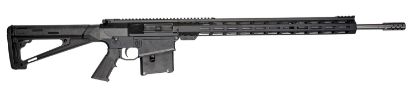 Picture of Great Lakes Firearms Gl10la300ssblk Ar-10 300 Win Mag 5+1 24", Black, 20" M-Lok Handguard Fixed Hogue Overmolded Stock, A2 Grip, Muzzle Brake 