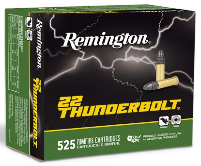 Picture of Remington Ammunition R21271 Thunderbolt Bulk 22 Lr 40 Gr Lead Round Nose 525 Per Box/ 12 Cs 