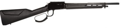 Picture of Rossi Rl22161st Rio Bravo Tactical 22 Lr 10+1 16.50" Polished Black Oxide Steel Threaded Barrel, Picatinny Rail Matte Black Aluminum Receiver, Fixed Black Synthetic Stock 