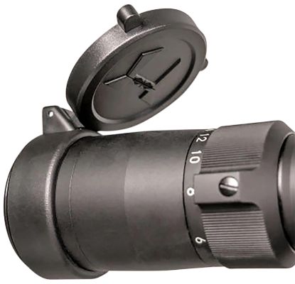 Picture of Huskemaw Optics 20Sfc416 Blue Diamond Flip-Up Lens Caps Black Rubber 42Mm Objective, Compatible W/Blue Diamond 4-16X42mm 