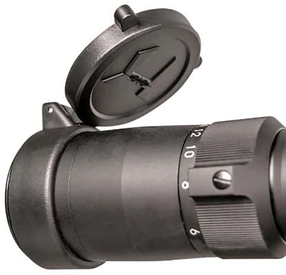 Picture of Huskemaw Optics 20Sfc520 Blue Diamond Flip-Up Lens Caps Black Rubber 50Mm Objective, Compatible W/Blue Diamond 5-20X50mm 