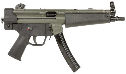 Picture of Ptr 604 9Ct Classic 9Mm Luger 20+1 8.86", Od Green Rec, Black Polymer Furniture, 3-Lug Adapter, Rotary/Hooded Sights 