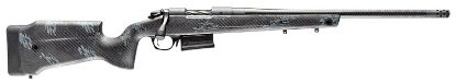 Picture of Bergara Rifles B14s752cf B-14 Crest 6.5 Creedmoor 5+1 20" Sniper Gray Cerakote #5 Contour Threaded Barrel, Sniper Gray Cerakote Steel Receiver, Black & Gray Sponge Fixed Carbon Fiber Stock 