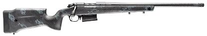 Picture of Bergara Rifles B14sm759cf B-14 Crest 6.5 Prc 3+1 20" Sniper Gray Cerakote #5 Contour Threaded Barrel, Sniper Gray Cerakote Steel Receiver, Black & Gray Sponge Fixed Carbon Fiber Stock 